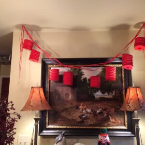 Japanese lanterns.