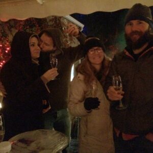 Ringing in the New Year were Kara/Tanner, Paige/Trevor, Norm/Ramona, Brian/Joyce.