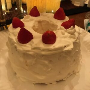 Traditional Japanese Christmas Cake made by Debb.
