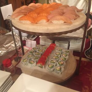 Nigiri and sushi.